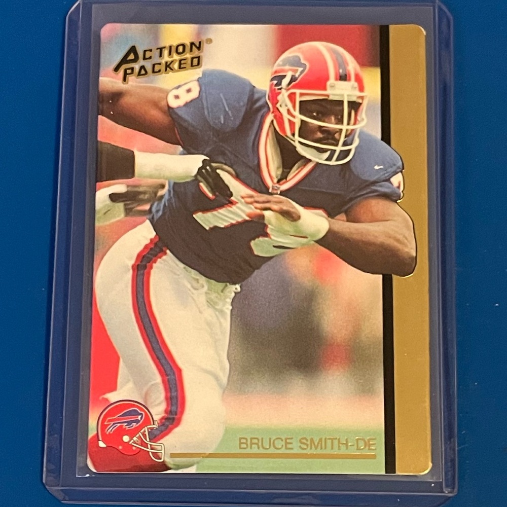 Bruce Smith #81 1992 Action Packed Rookie Update Football Trading Card